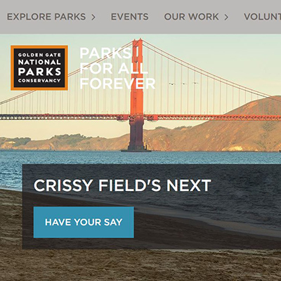 The NEW Parks Conservancy website is now live!