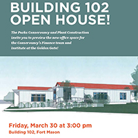 March 30: Building 102 Open House