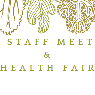 June 6: Save the Date! All Staff Meeting &amp; Health Fair!