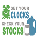 Set Your Clocks, Check Your Stocks!