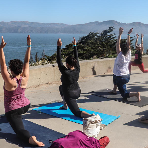 YOGA at GOGA is back! Free yoga class at Fort Mason &amp; Fort Cronkhite